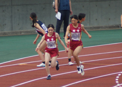 低学年女子リレー③