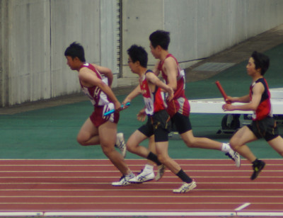 低学年男子リレー①