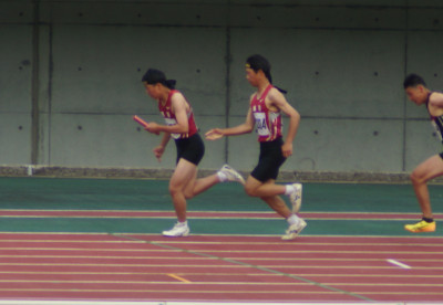共通男子リレー①